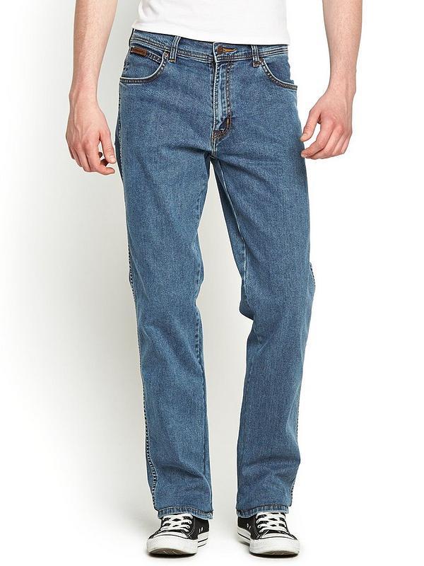 Wrangler Mens Texas Stretch Jean Blue