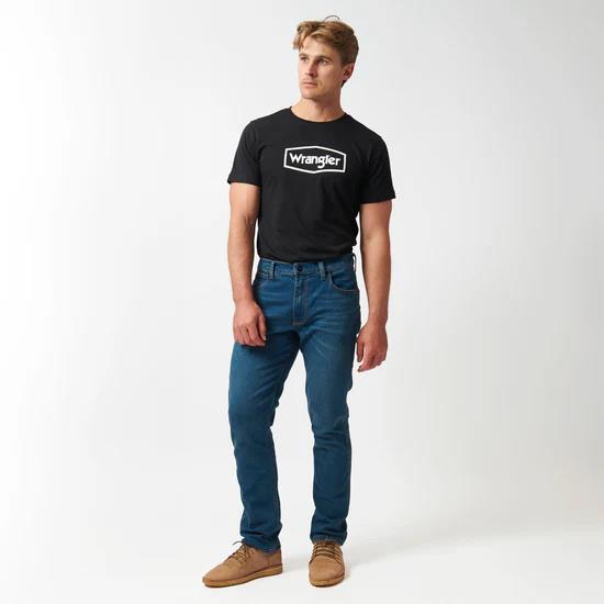 Wrangler Mens Greensboro Stretch Jean Dark Diamond