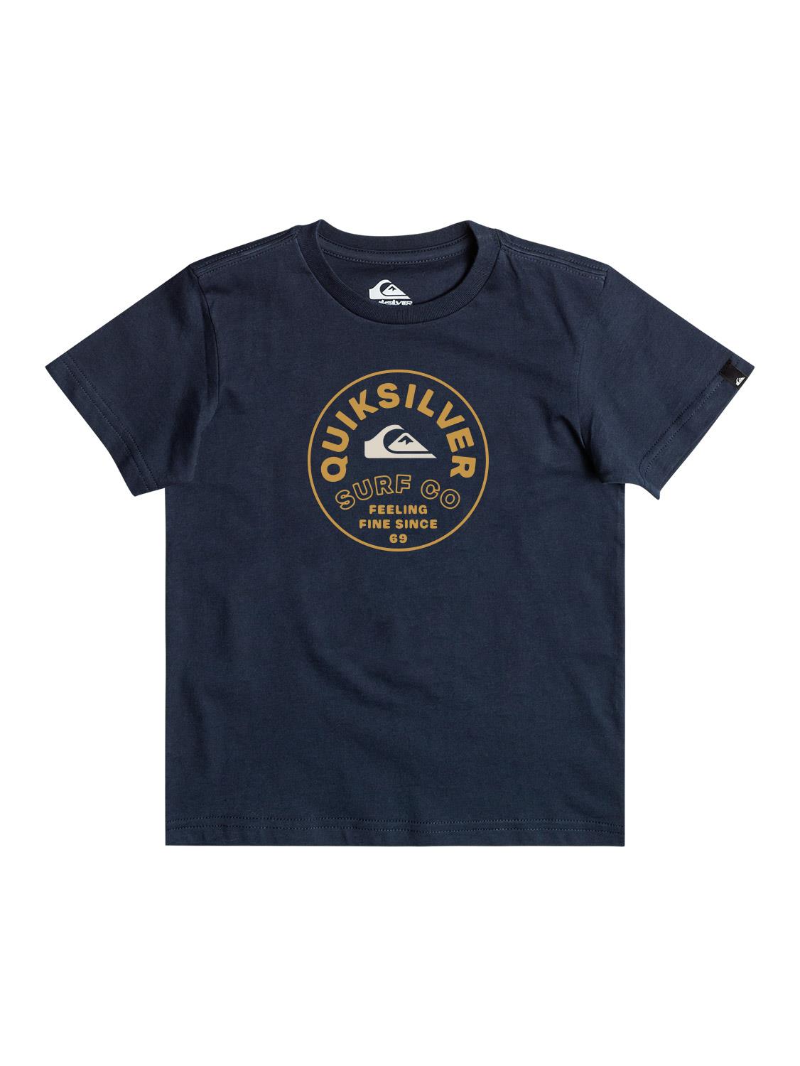 Quiksilver Boys Timeless Short Sleeve Tee Navy Blazer