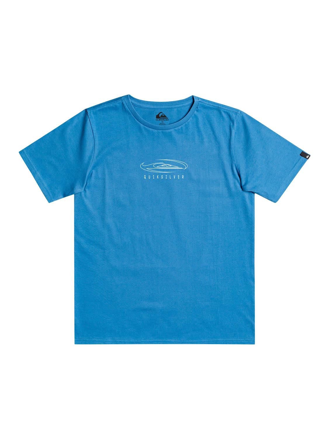 Quiksilver Boys Drift Short Sleeve Tee Vallarate Blue
