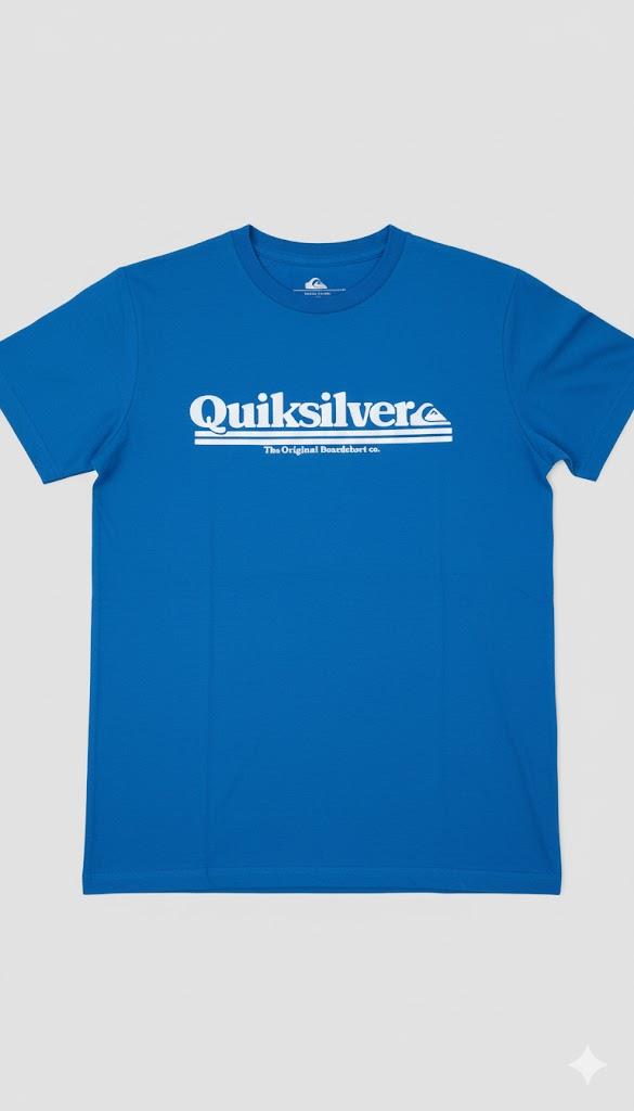 Quiksilver Boys Between The Lines Up Short Sleeve Tee Nebulus Blue