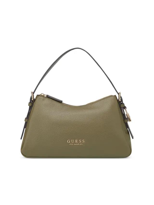 Guess Alisha Shoulder Handbag Olive