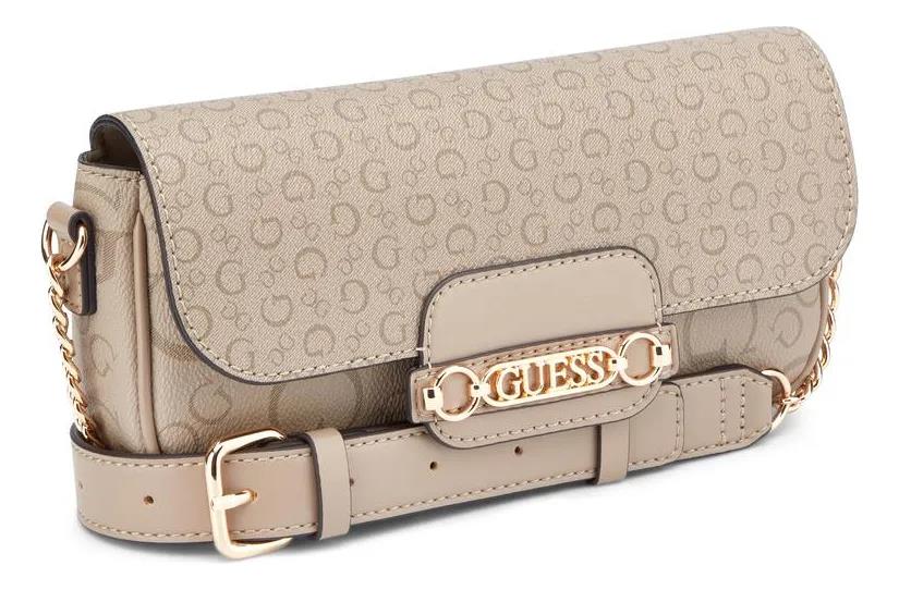 Guess Daisee Crossbody Flip Bag Taupe