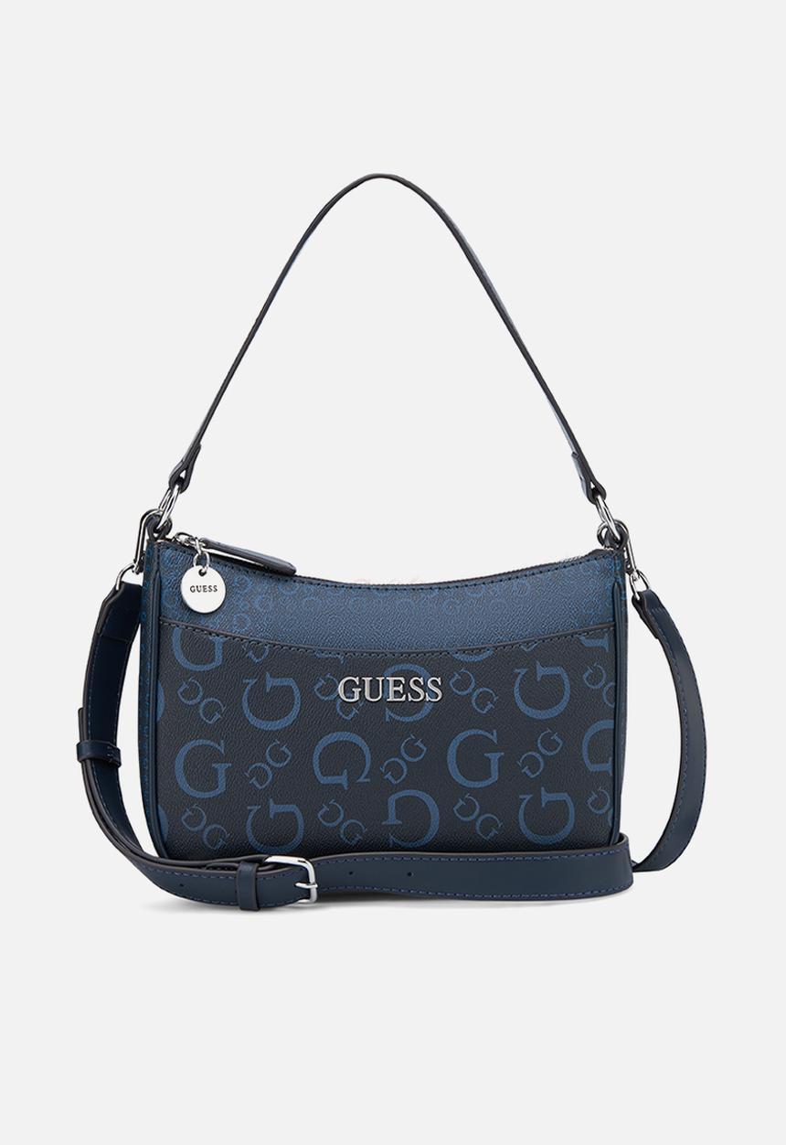 Guess Granby Mini Crossbody Bag Top Zip Steel Blue