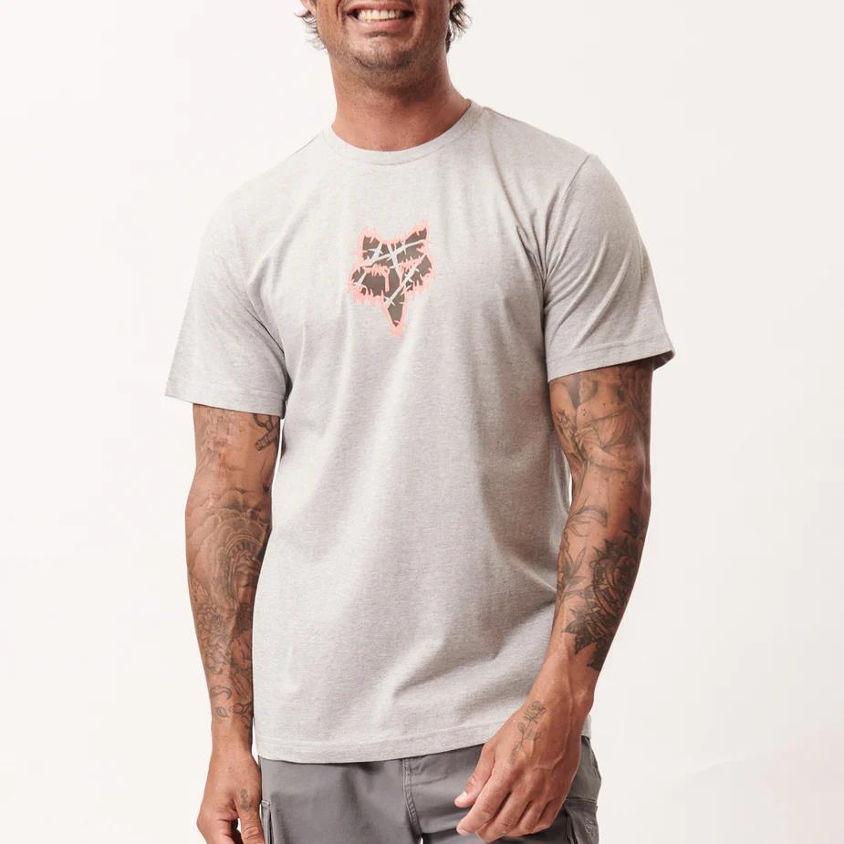 Fox Mens Barbed Short Sleeve Tee Light Grey Heather
