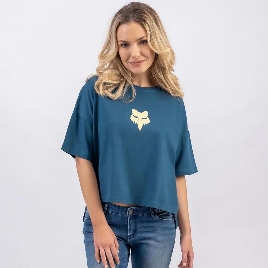 Fox Womens Fox Head Short Sleeve Tee Dark Vintage
