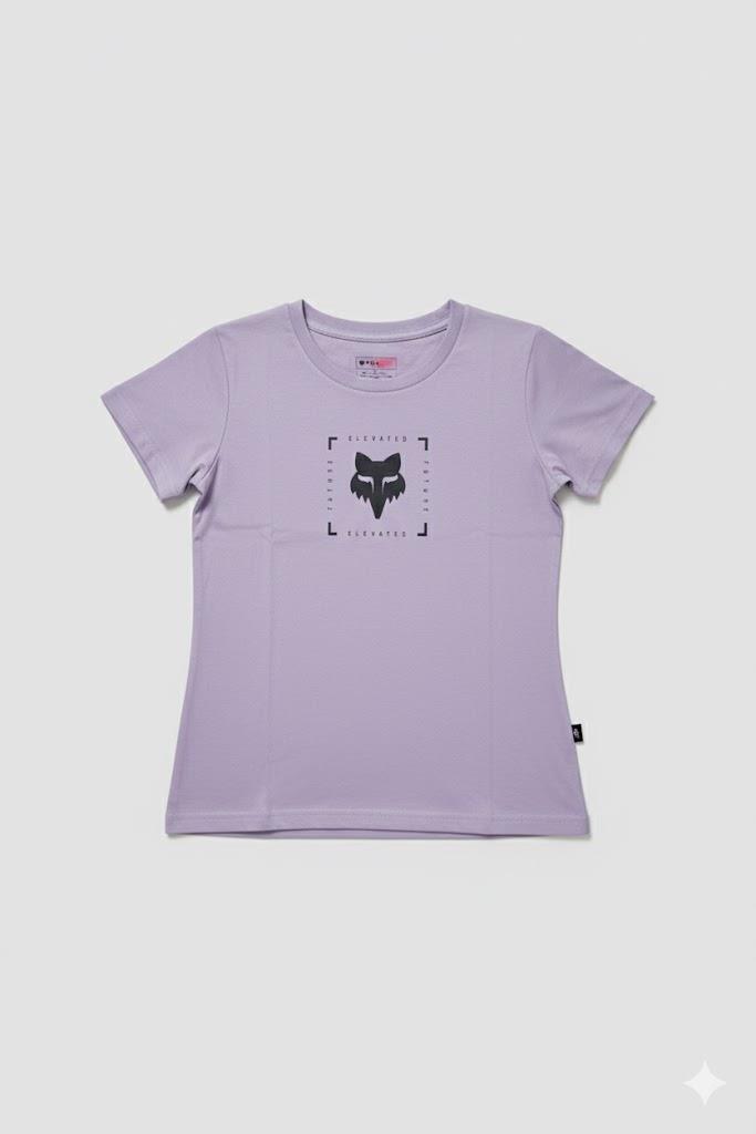 Fox Womens Boxed Out Short Sleeve Tee Purple