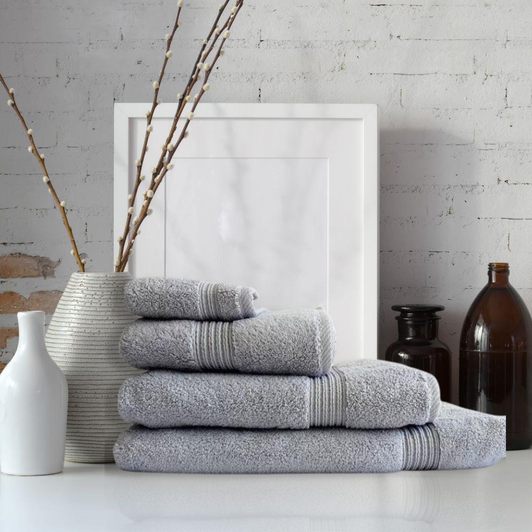 Colibri Imperial Zerotwist Bath Sheet 90 X 150 Silver