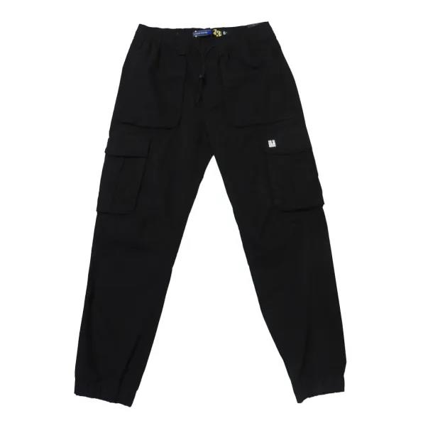 Enrico Coveri Mens Cargo Pants Black