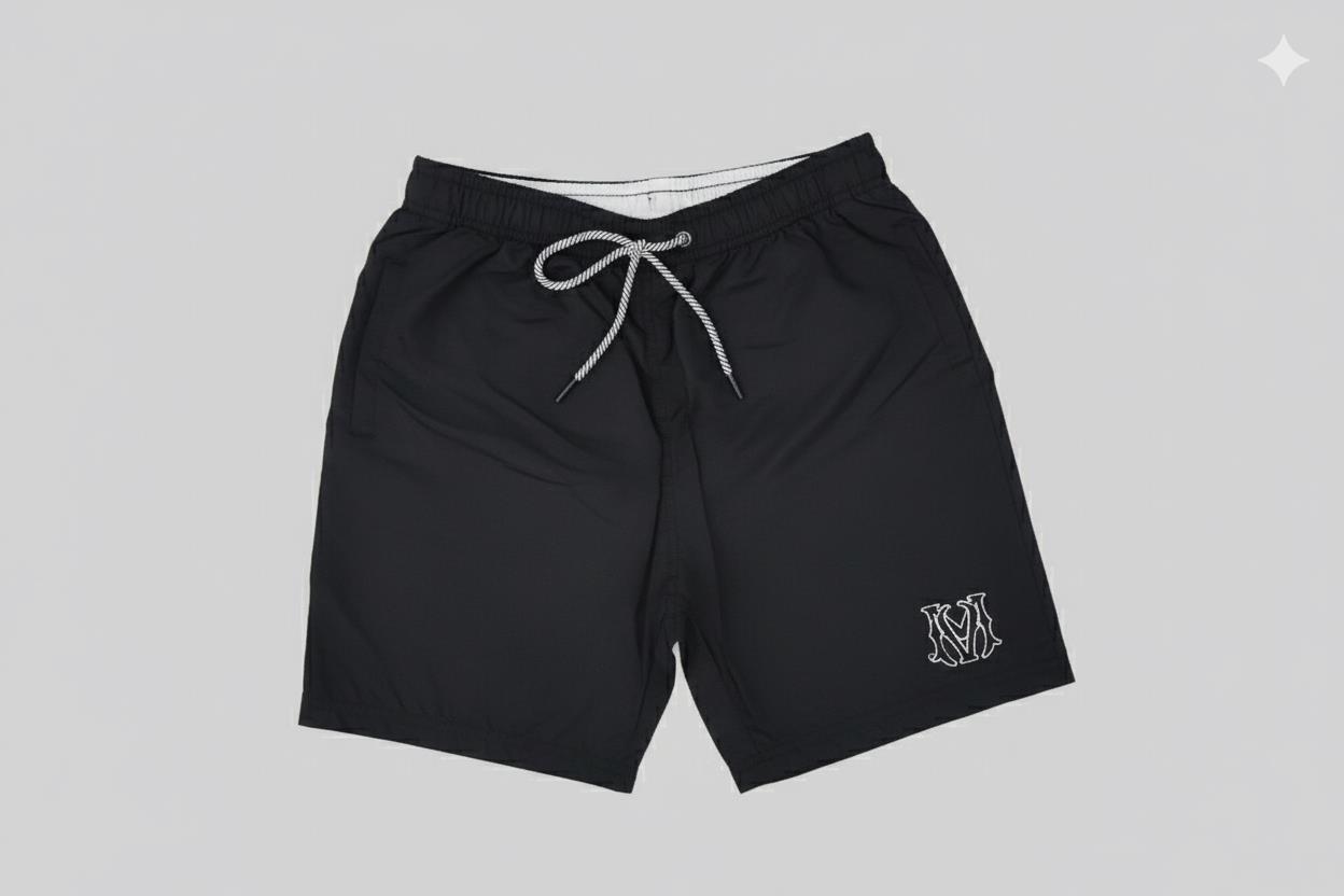 Vincenzo Milano Mens Swim Shorts Black