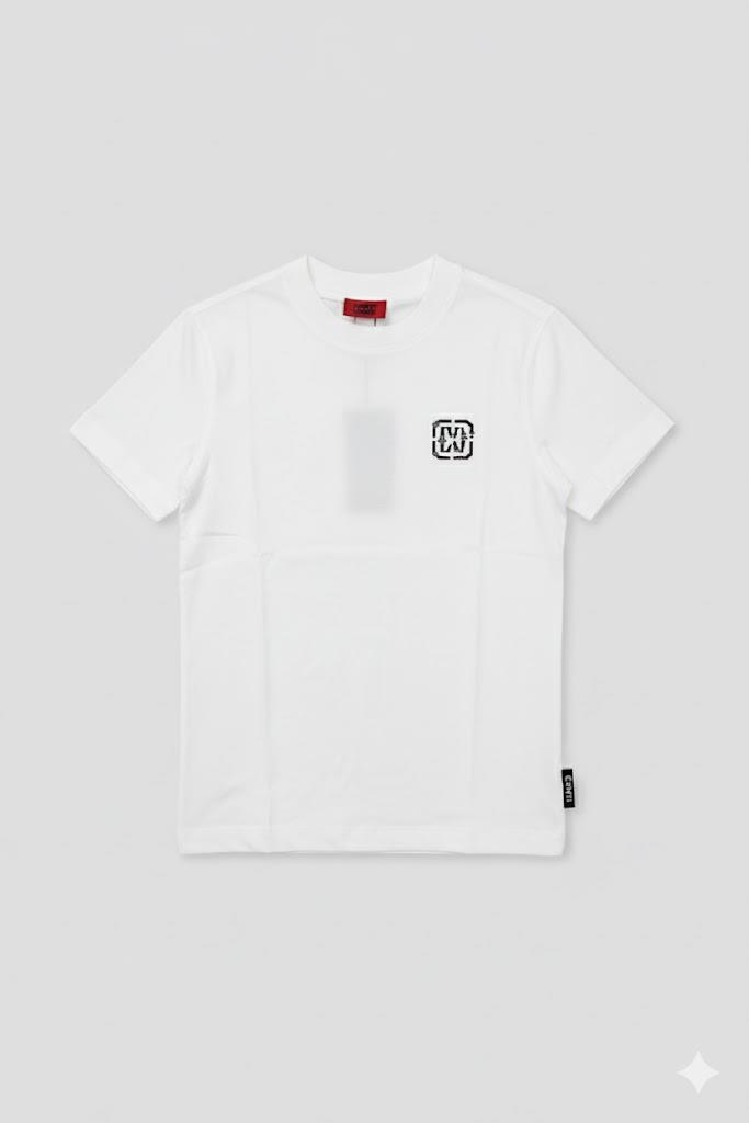 Enrico Coveri Mens Short Sleeve Tee Off White