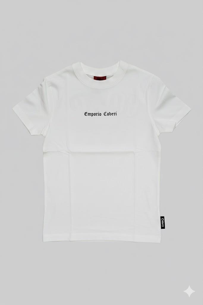 Enrico Coveri Mens Short Sleeve Tee Off White
