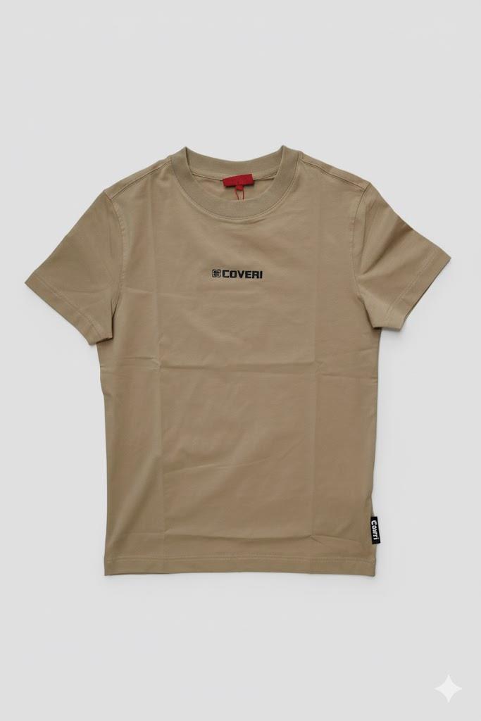 Enrico Coveri Mens Short Sleeve Tee Deep Khaki