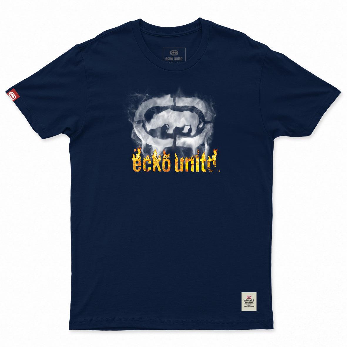 Ecko Mens Graphic Short Sleeve Tee Navy
