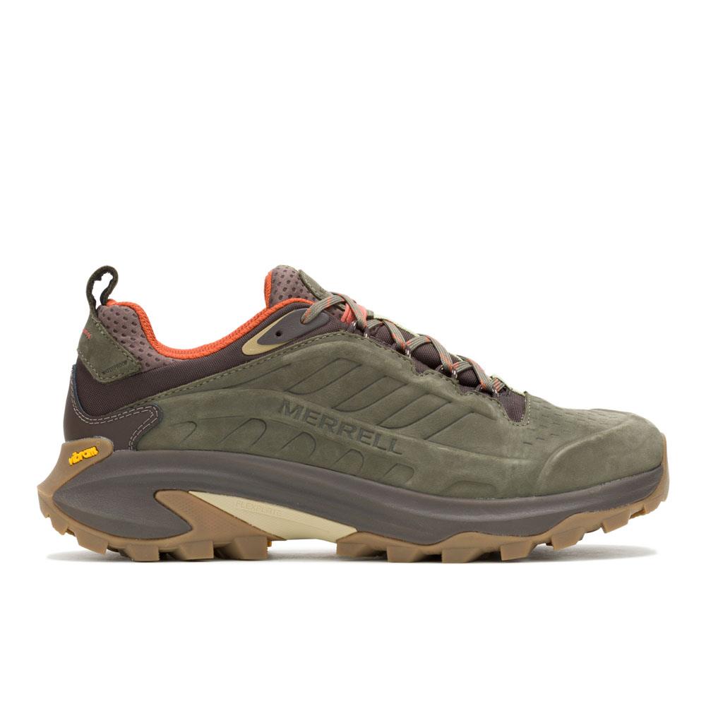 Merrell Mens Moab Speed 2 Ltr Wp Sneaker Olive