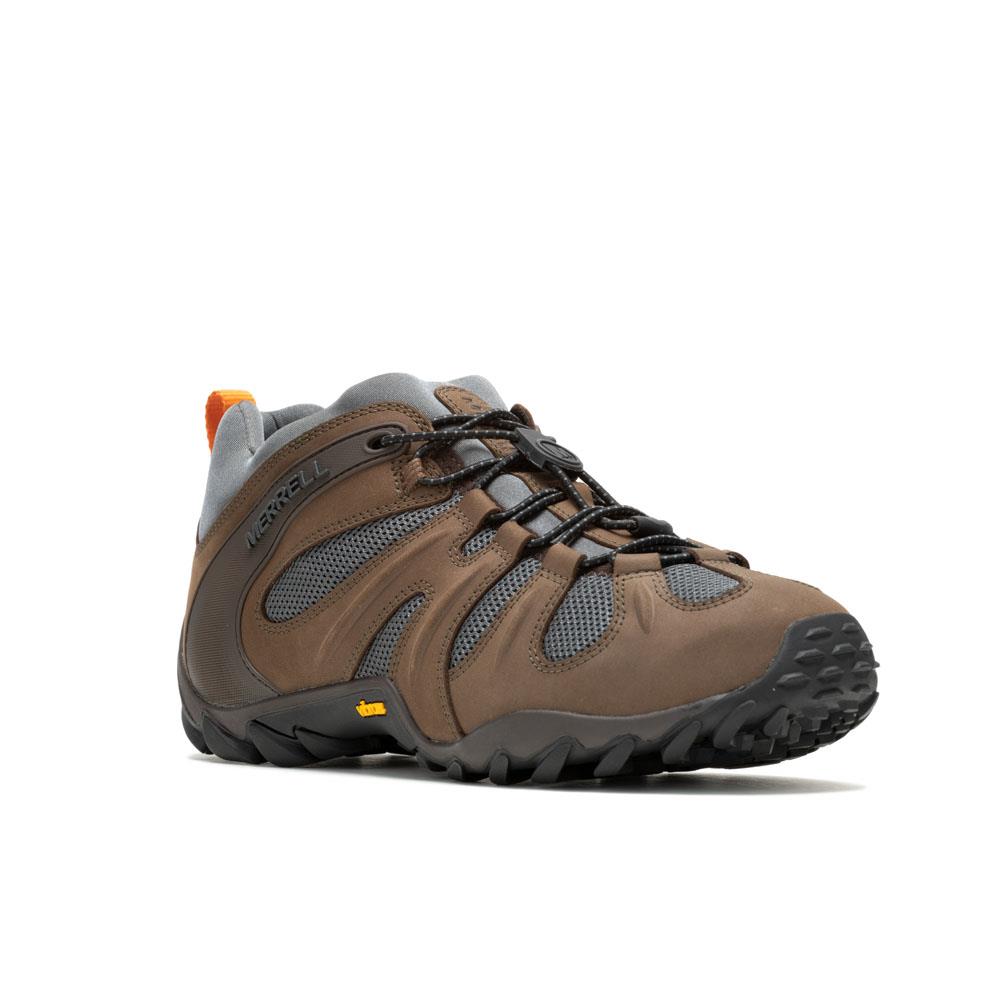 Merrell Mens Cham 8 Stretch Sneaker Earth Granite