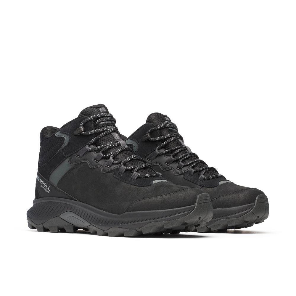 Merrell Mens Speed Strike 2 Mid Boot Ltr Wp Black
