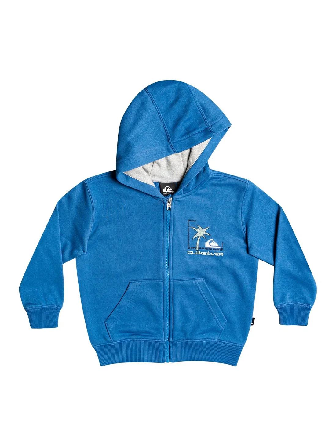 Quiksilver Boys Neo Neon Zip Hoody Vall Blue