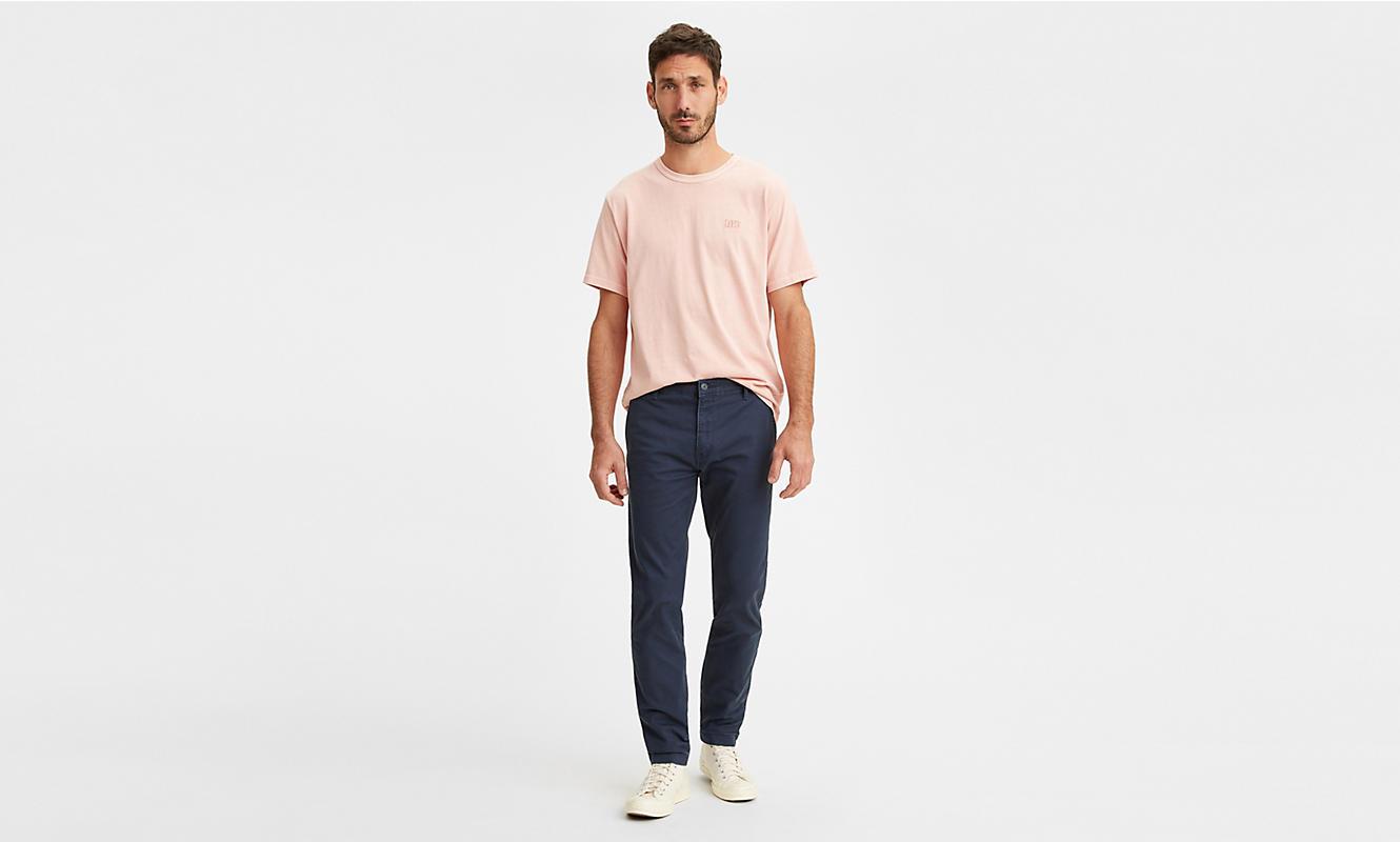 Levis Mens Xx Chino Standard Chino Pants Navy Blazer Shady