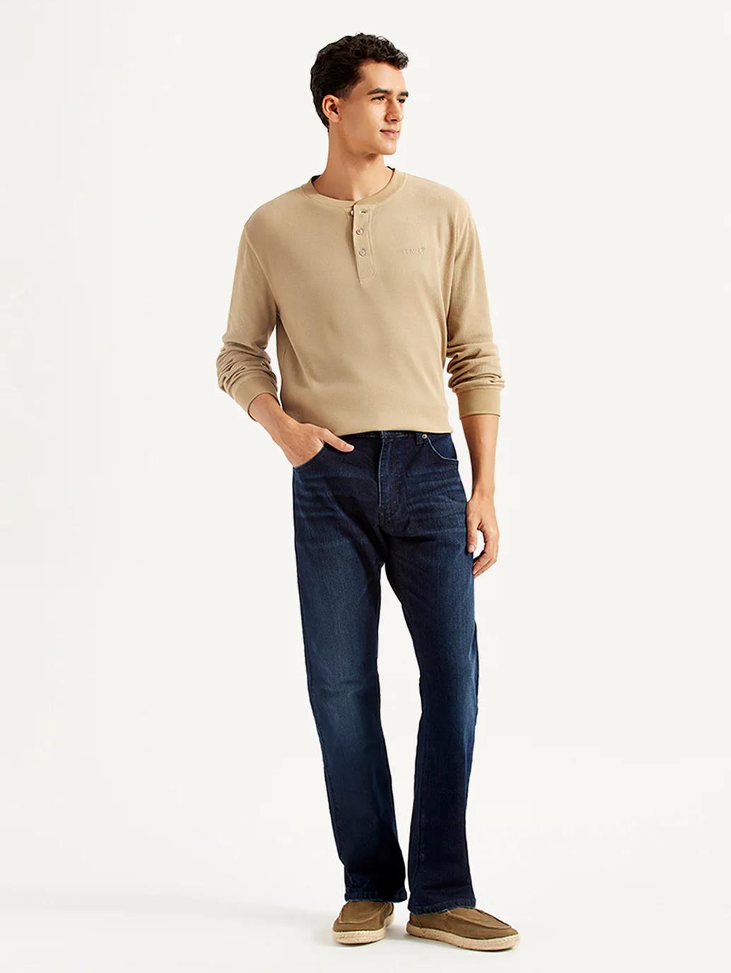 Levis Mens 511 Slim Fit Jean Blue Black