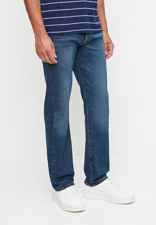 Levis Mens 501 Original Cut Jean Canyon Dark