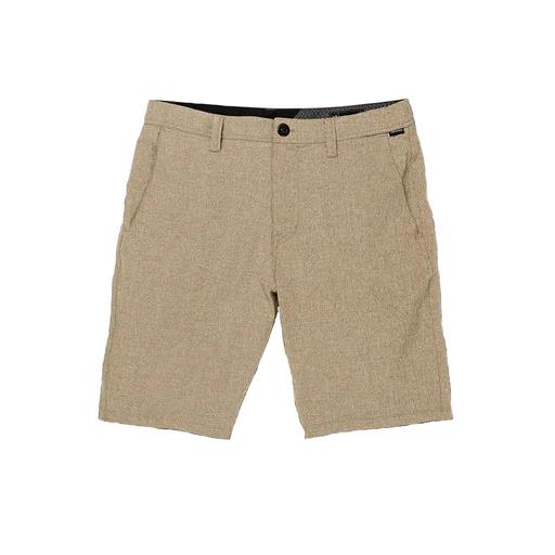 Volcom Mens Frickn Cross Shred Hybrid Boardshort Dark Khaki