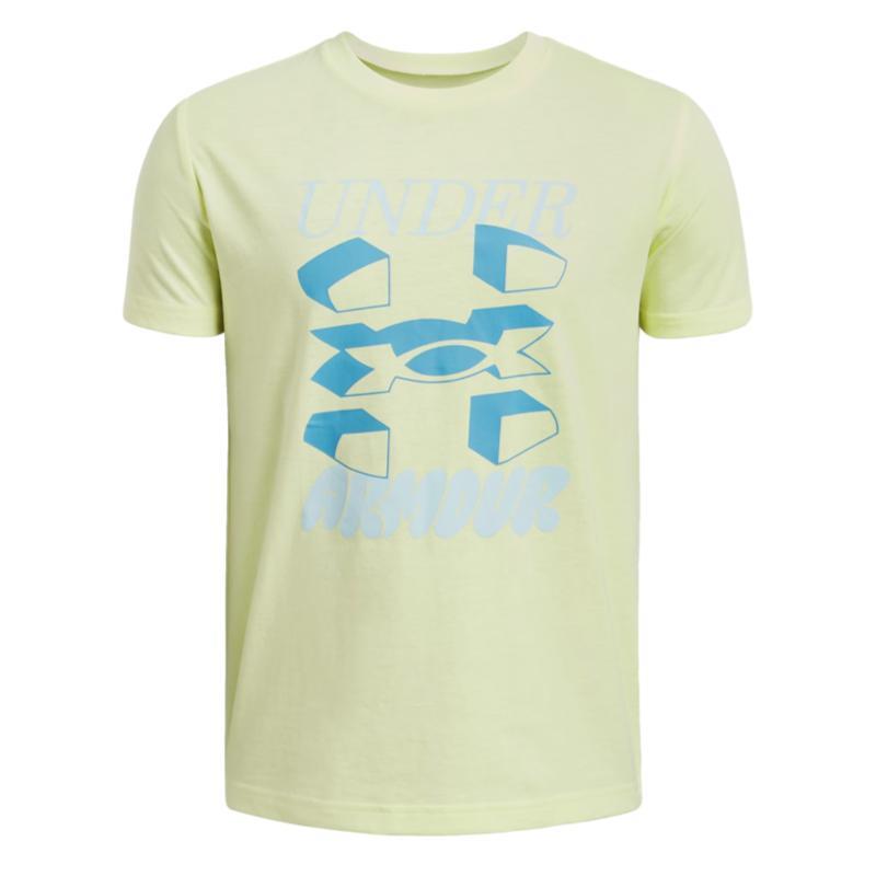 Under Armour Boys Split Logo Short Sleeve Tee 727 Yellow