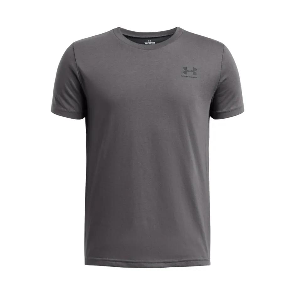 Under Armour Boys Sportstyle Lc Short Sleeve Tee 012 Grey