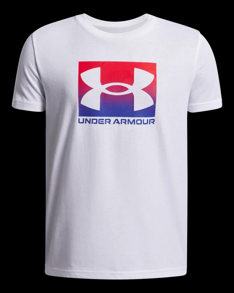 Under Armour Boys Boxed Sport Update Short Sleeve Tee 100 White
