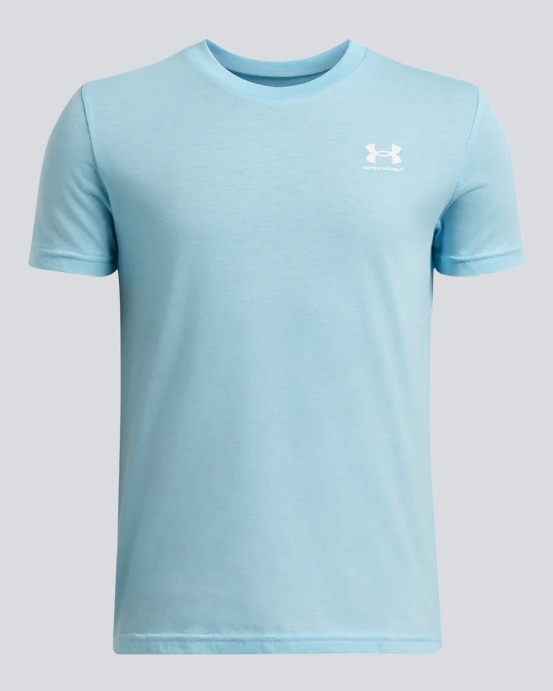 Under Armour Boys Sportstyle Lc Short Sleeve Tee 494 Stream