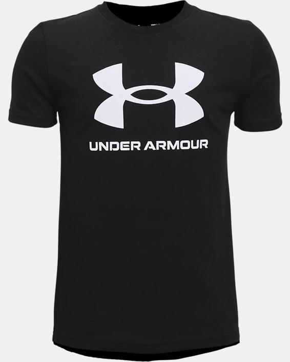 Under Armour Kids Sportstyle Logo Short Sleeve Tee 001 Black