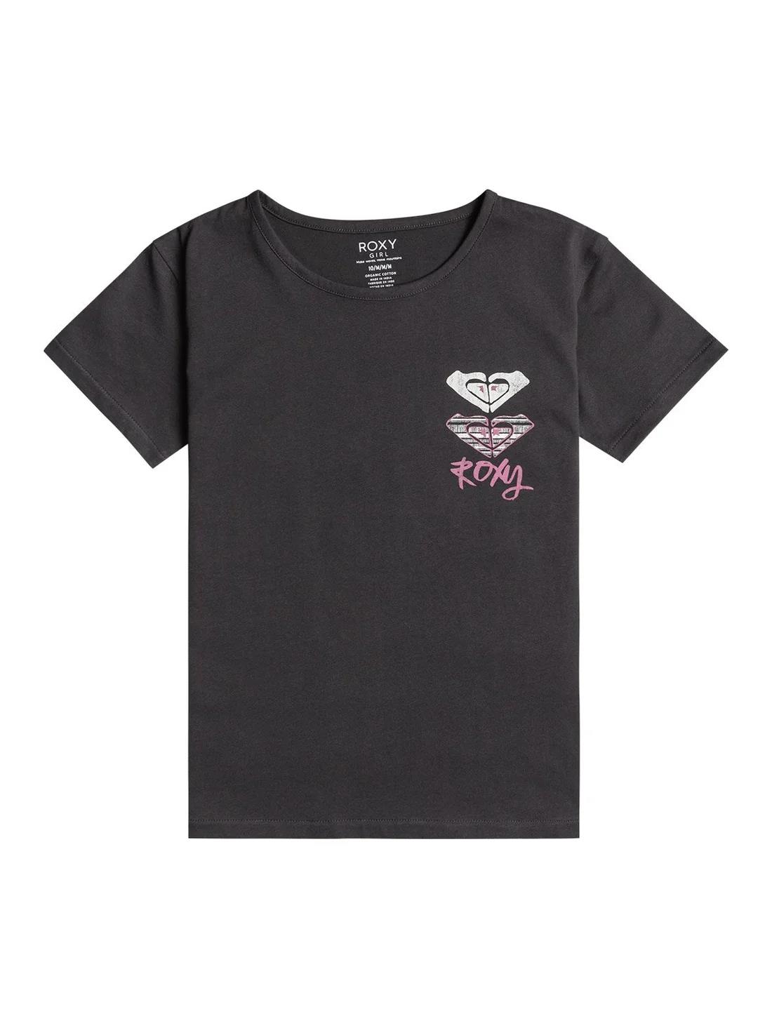 Roxy Girls Day & Night A Short Sleeve Tee Phantom
