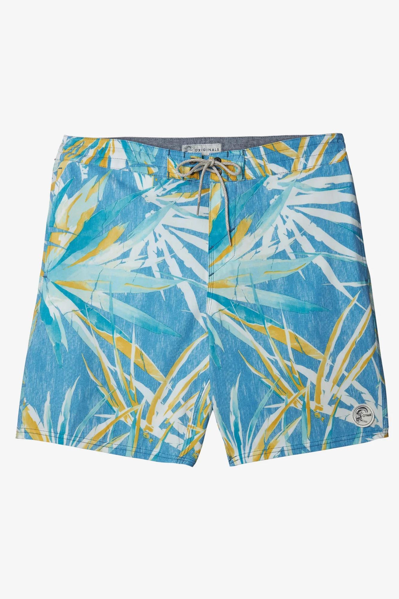 Oneill Mens Dos Palms Volley Shorts Blue Shadow