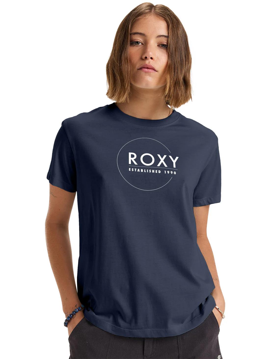 Roxy Womens Ocean Road Ii Tee Indigo