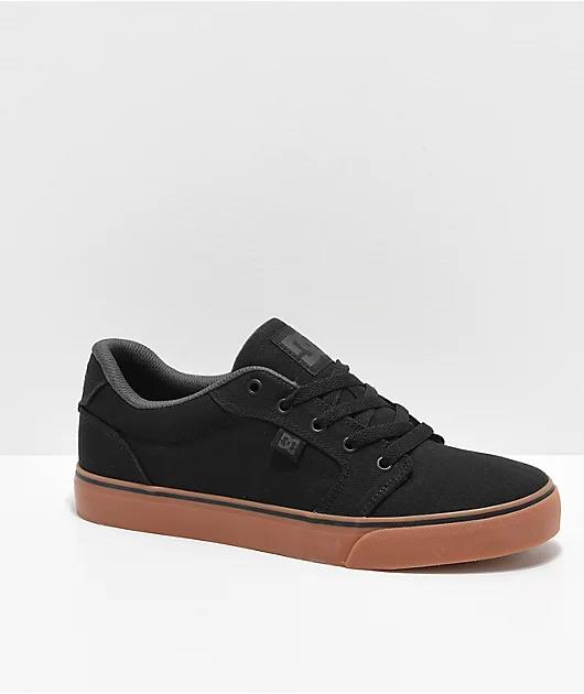 Dc Mens Anvil Tx Shoe Black Gum