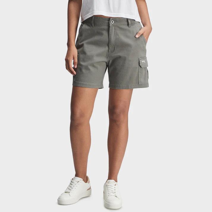 Jeep Womens 14Cm Mountain Shorts Olive