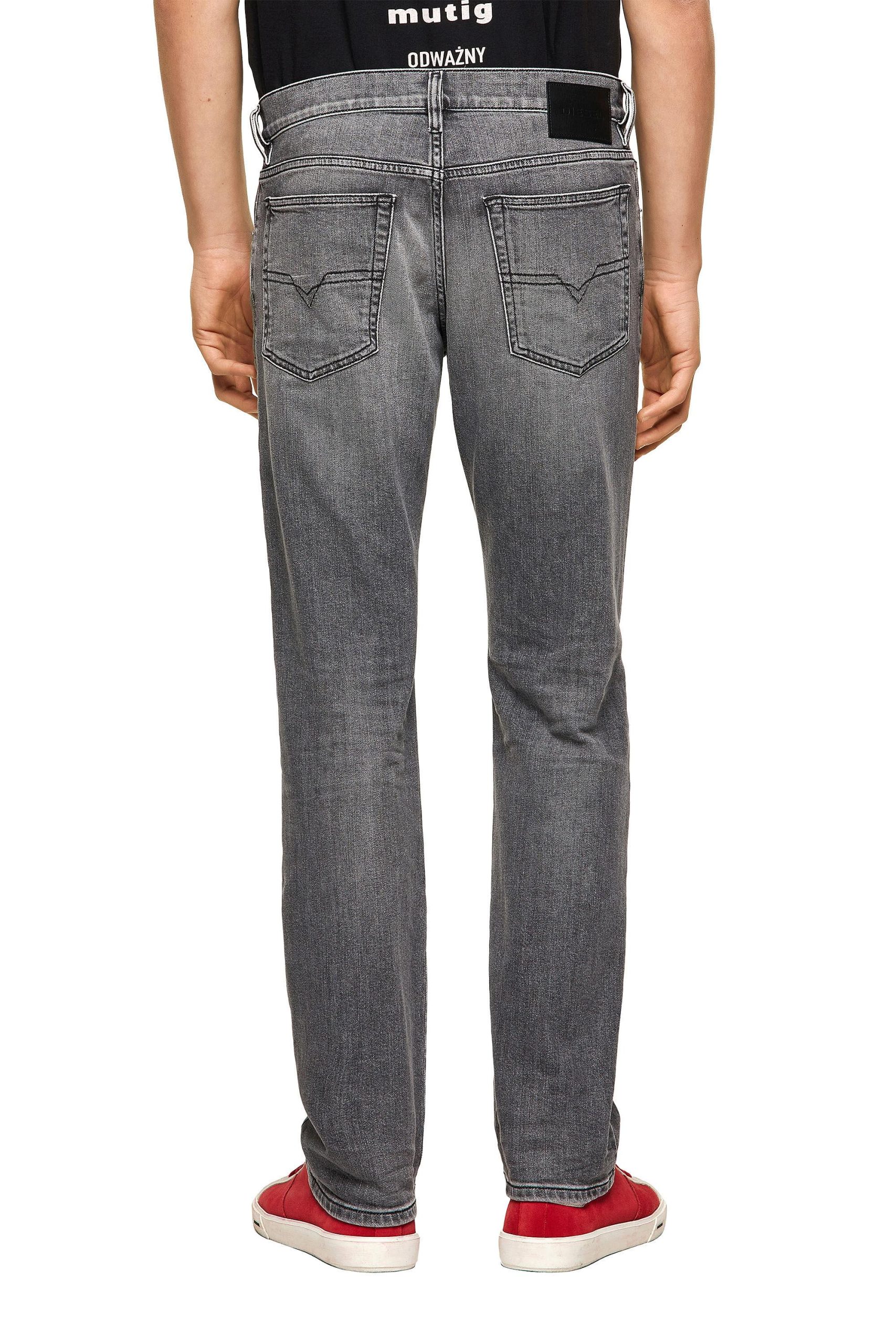 Diesel Mens D Mihtry Straight Leg Jean Dark Grey