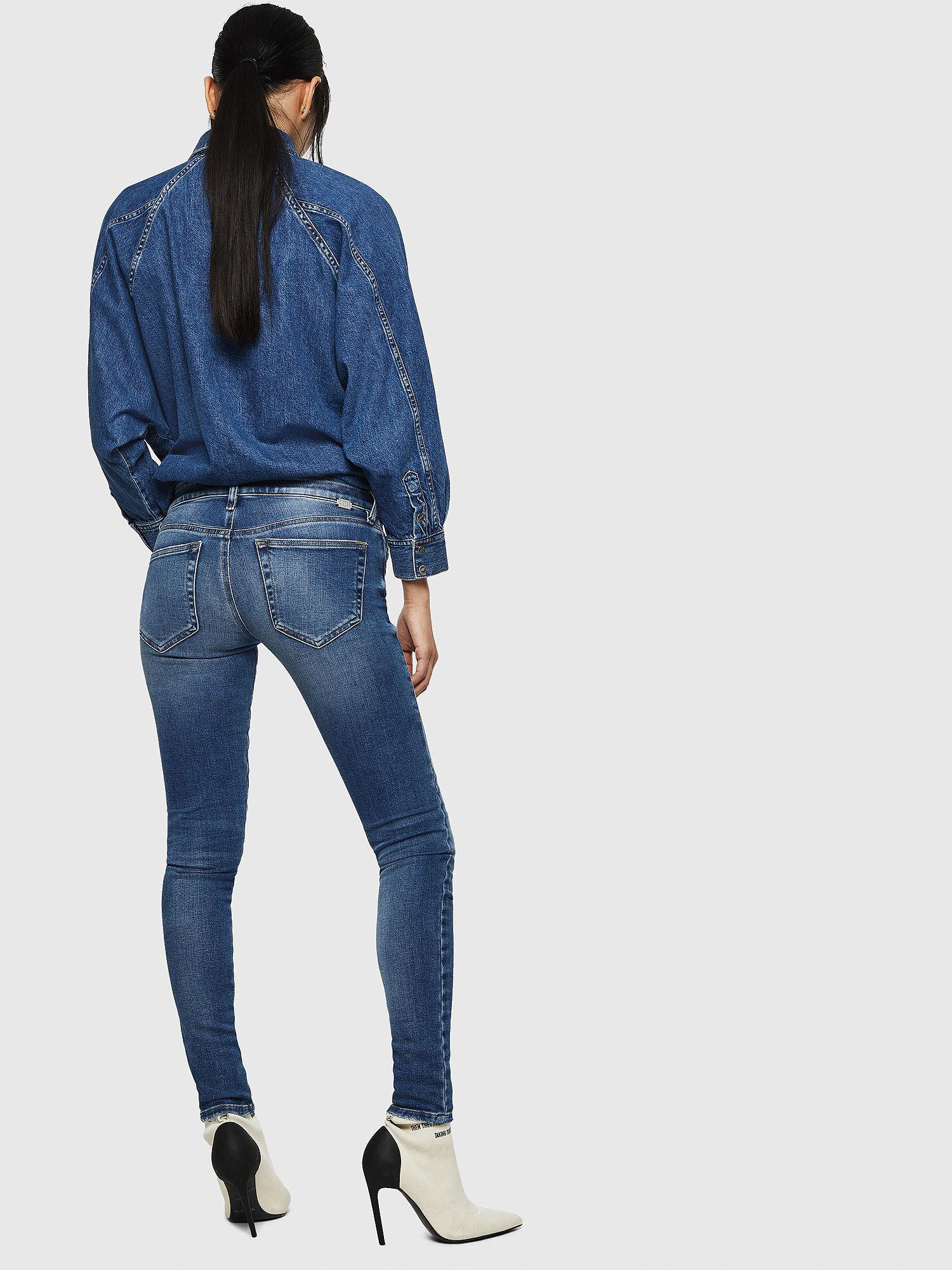 Diesel Womens D Slandy Super Skinny Reg Waist Med Vintage