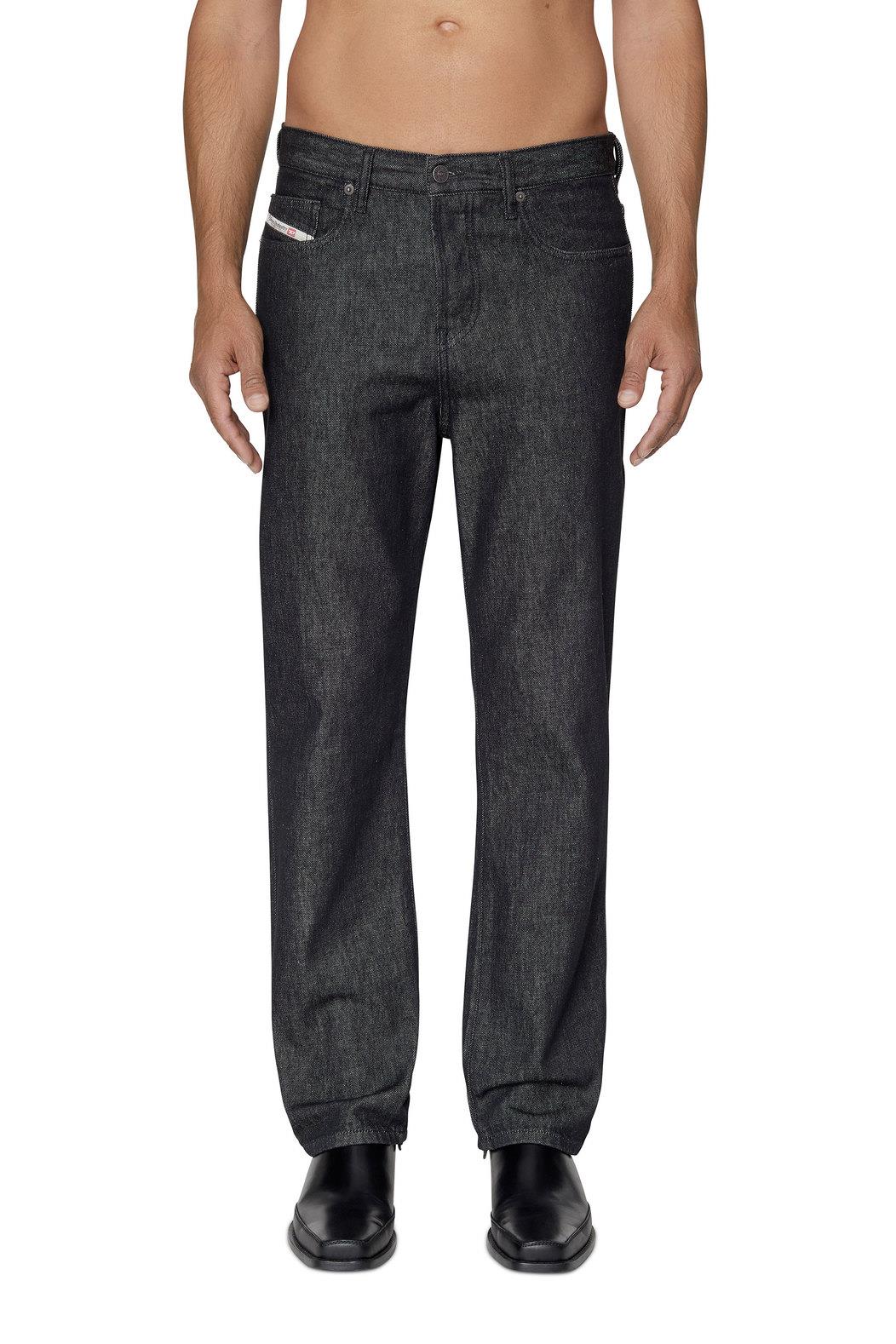 Diesel Mens 2020 D Viker Reg Fit Mid Waist Straight Leg Pantalon Jeans Black