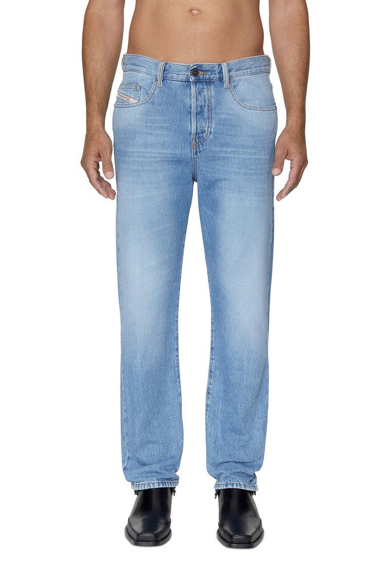 Diesel Mens 2020 D Viker Reg Fit Mid Waist Straight Leg Pantalon Jeans Stone