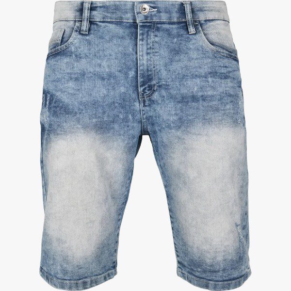 Soviet Boys General Denim Shorts Blue Marble