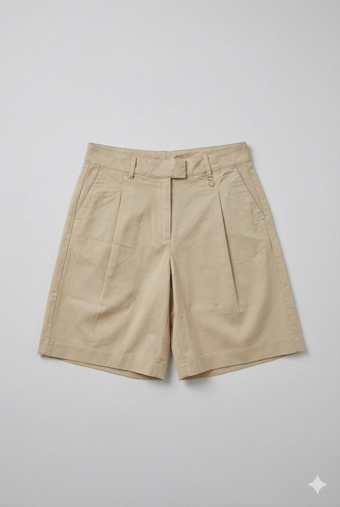 Polo Wmens Jordyn Burmuda Shorts Stone