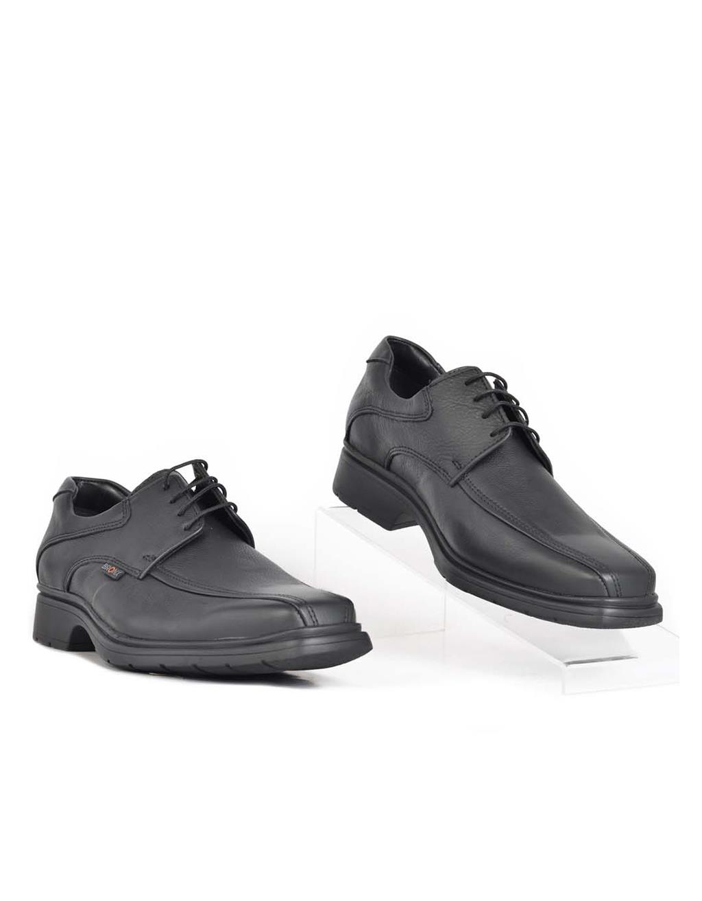 Bronx Mens Slot Lace Up Shoe Black