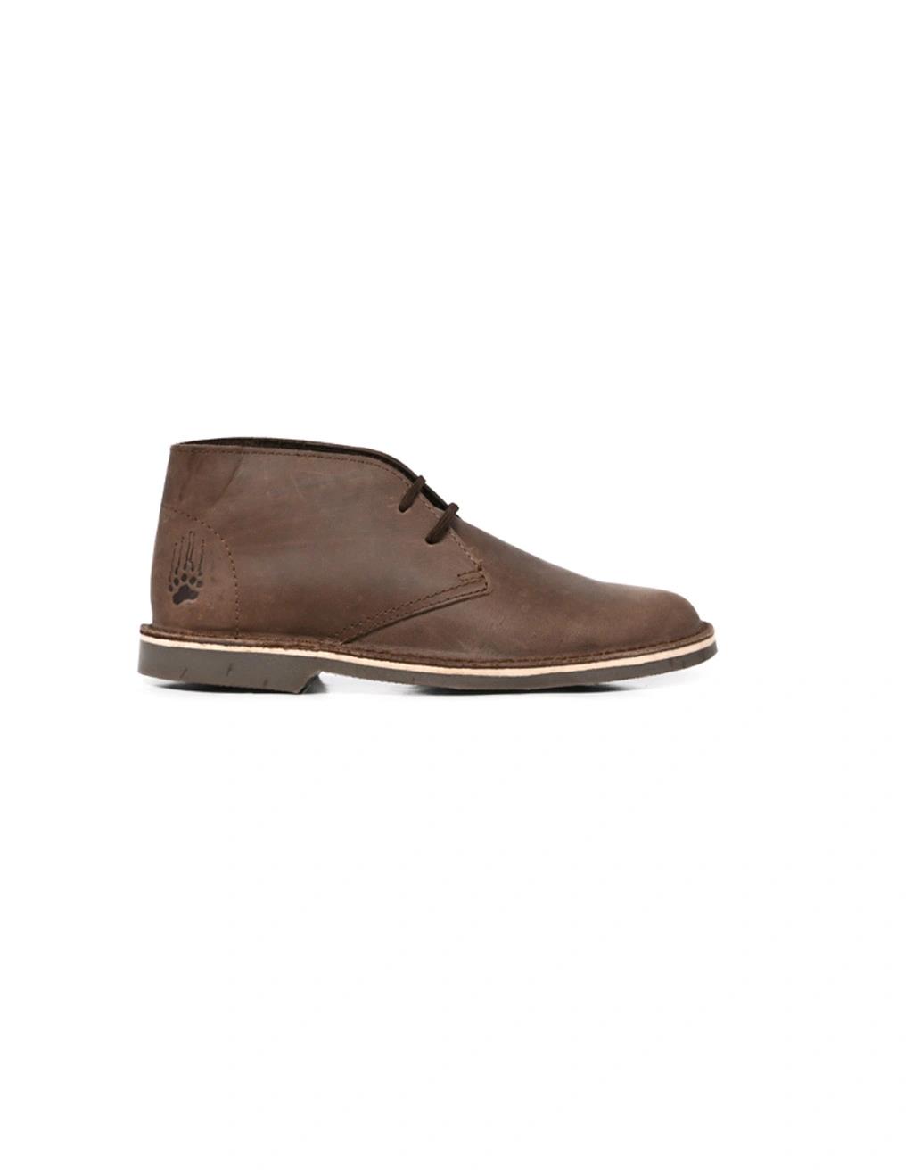 Timbego Mens Grizzly Lace Up Vellie Dark Brown