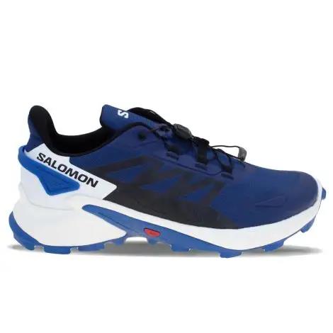 Salomon Mens Supercross 4 Trail Sneaker Blue Print Black Lapis Blue