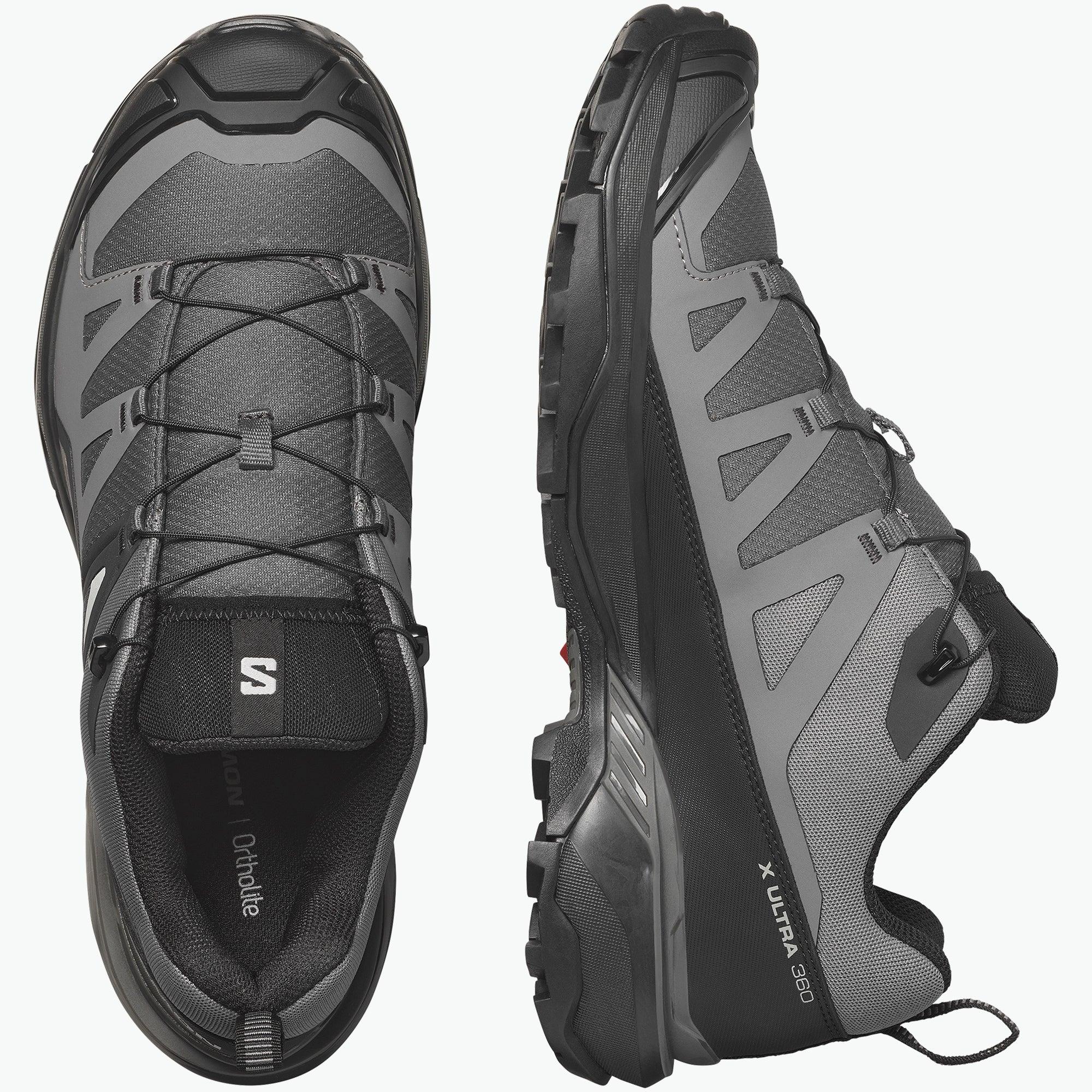 Salomon Mens X Ultra 360 Trail Sneaker Magnet Black Pewter