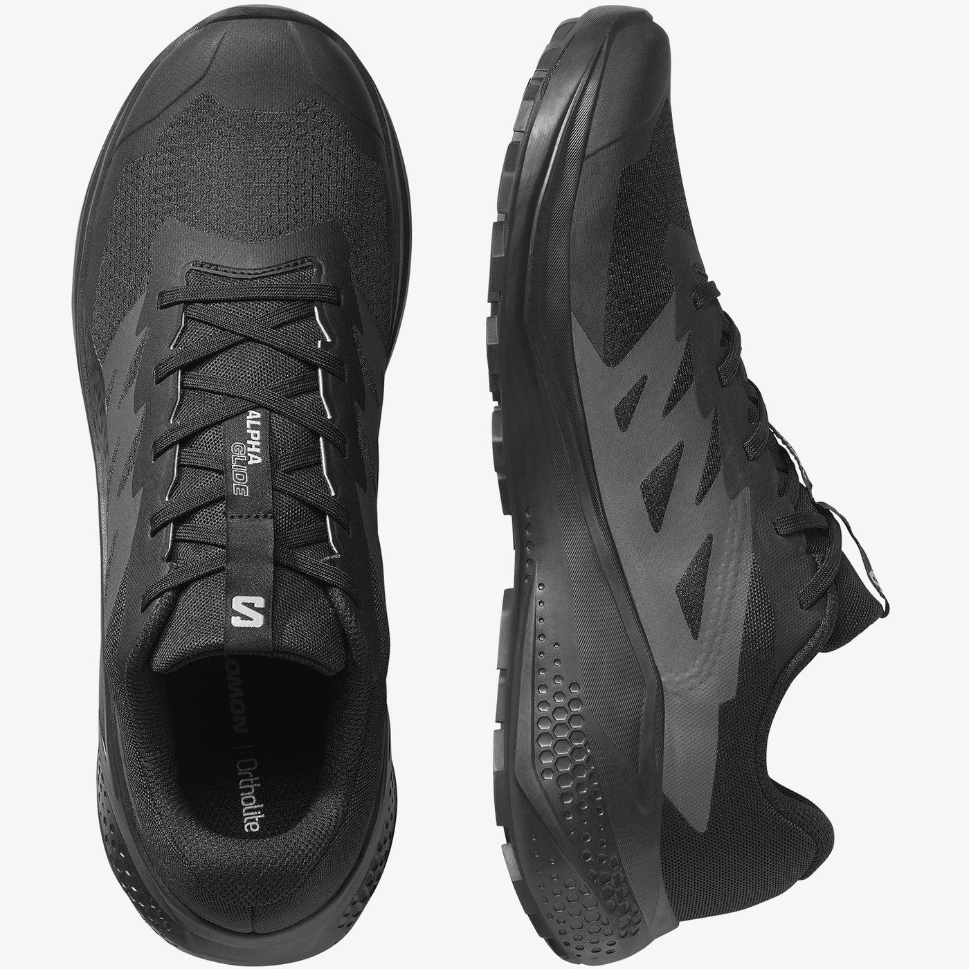 Salomon Mens Alphaglide Sneaker Black Asphalt Black