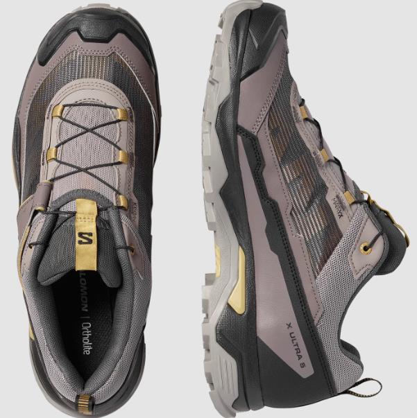 Salomon Mens X Ultra 5 Hiking Shoe Cloudburst Black Willow