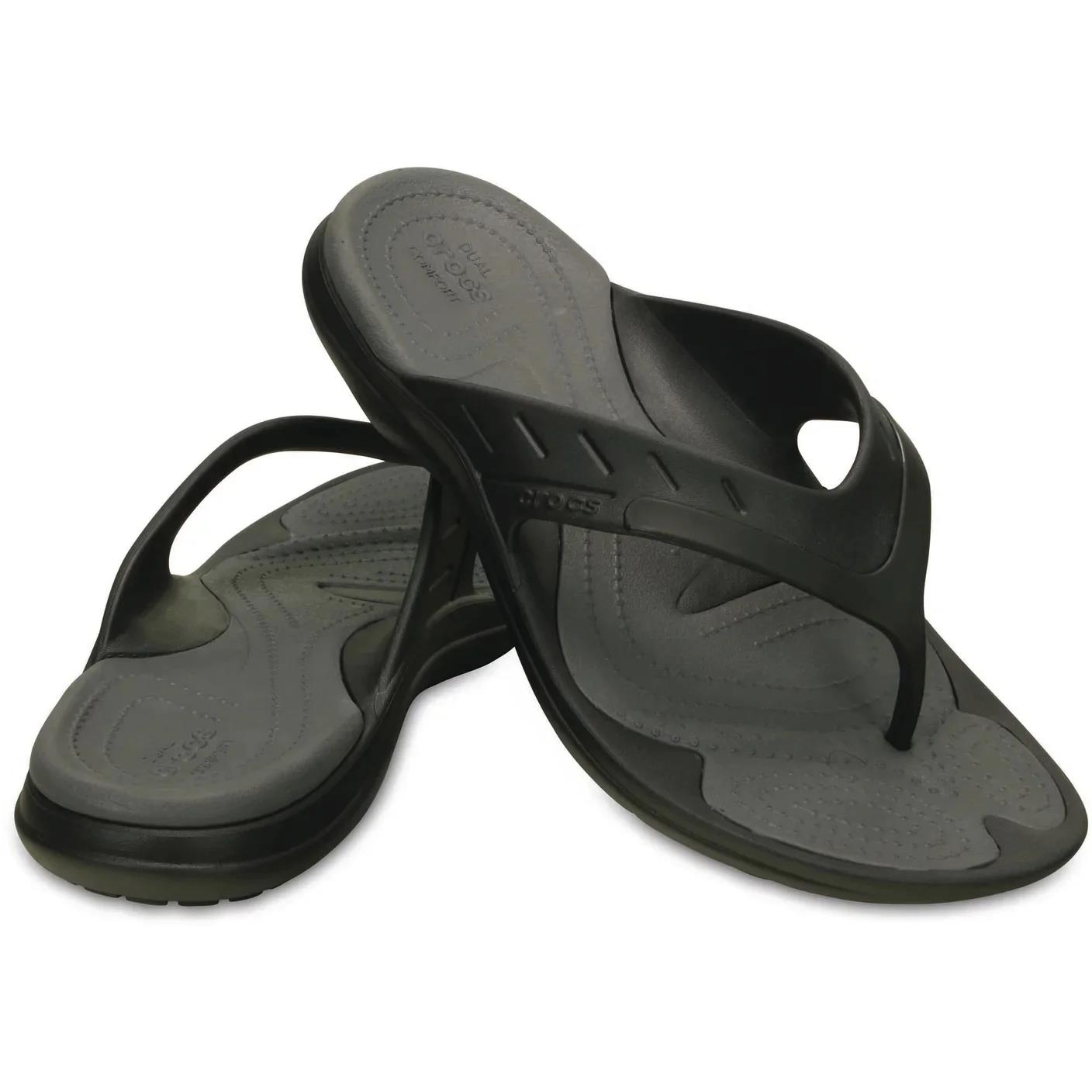Crocs Mens Modi Sport Flip Sandal Black