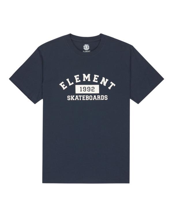 Element Mens Home Team Short Sleeve Tee Eclipse Navy